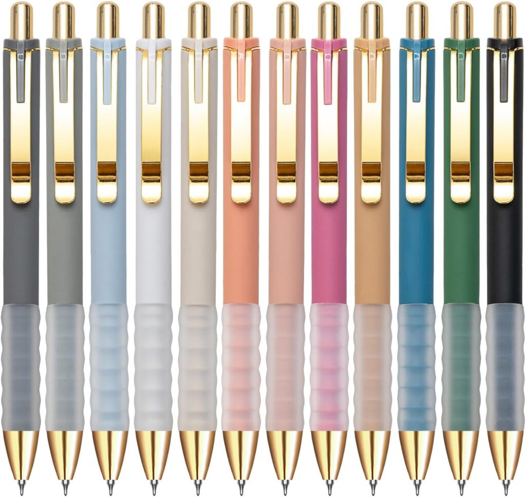 Gel Pens Fine Point (Black Ink)