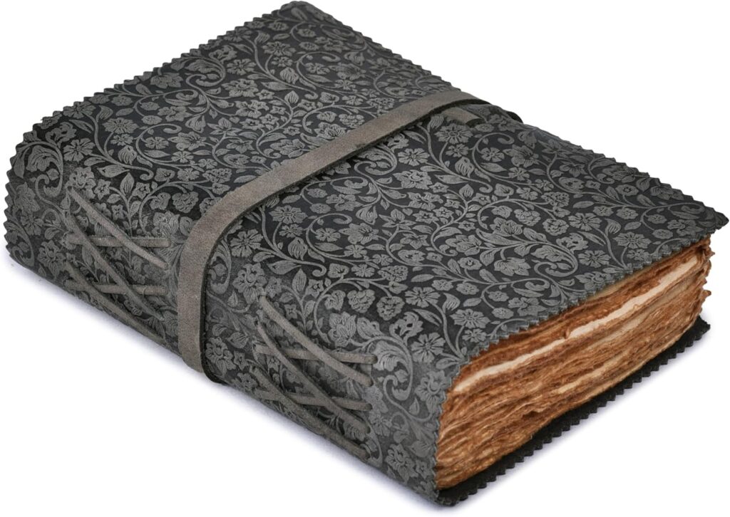 Leather Bound Embossed Journal